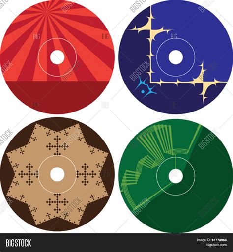 CD - DVD Label Design Vector & Photo (Free Trial) | Bigstock