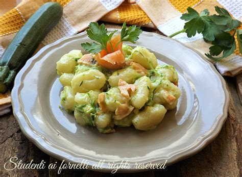 GNOCCHI ZUCCHINE E SALMONE Cremosi Senza Panna Ricetta