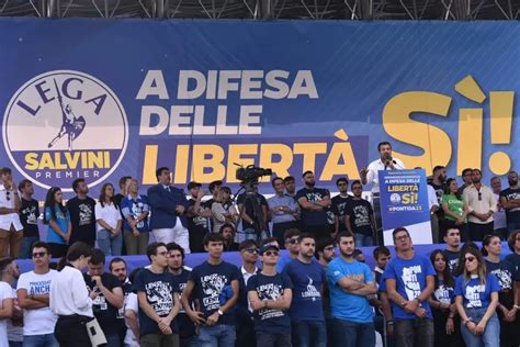 Tra I 100mila A Pontida Per Il Raduno Della Lega Anche Un Migliaio Di