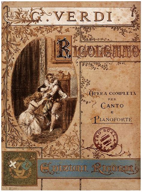 Verdi Rigoletto Vintage Opera Poster MUSEUM OUTLETS