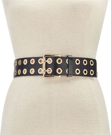 Michael Kors Grommet Leather Belt Macys