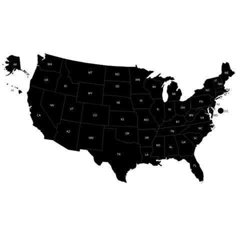 Us Map Silhouette Svg Usa Map Svg Files For Cricut Png Cut Files For Porn Sex Picture