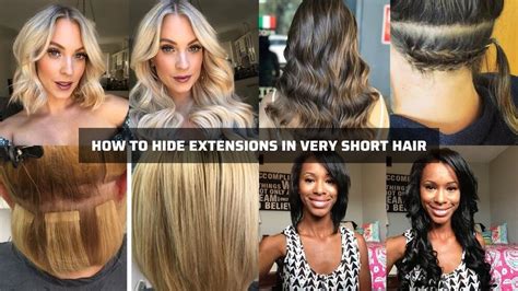 How To Hide Extensions In Very Short Hair Best Solutions