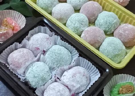 Resep Mochi Isi Kacang Tanah Lembuuuuttt Bgt Oleh D Pulche D Pulche D