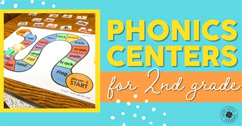 Phonics Centers For Second Grade Lucky Little Learners