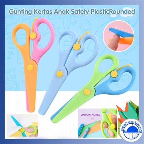 Jual Gunting Mini Aman Untuk Anak Paper Scissors For Kids Gunting