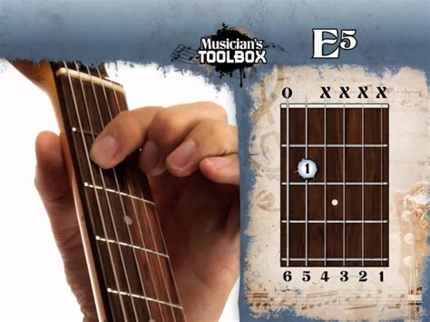 How to play the E power chord on guitar E5 Acordes - Chordify