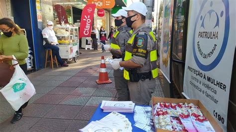 Brigada Militar de São Leopoldo realiza ação de prevenção à violência