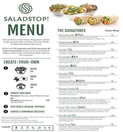 SaladStop! Menu, Menu for SaladStop!, SCBD, Jakarta - Zomato Indonesia