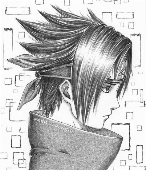 Sasuke Uchiha By Akitospencil Anime Naruto A Lapiz Dibujos Manga A