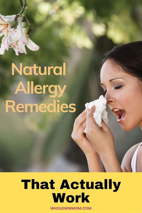 11 Natural Allergy Remedies That Really Work Whole New Mom Natural Remedies For Allergies