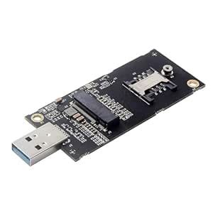 Nfhk Ngff M Key B Wwan To Usb Adapter Riser Card W Sim Slot For