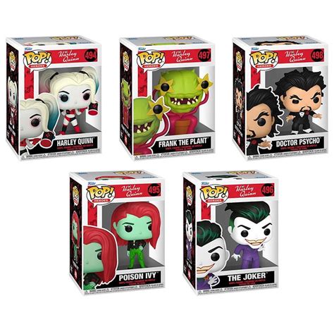 Funko Pop Heroes Dc Harley Quinn Animated Series Vinyl Figures Set