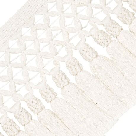 Bali Cotton Bullion Fringe Cream Samuel And Sons