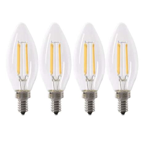 Feit Electric 40 Watt Equivalent B10 E12 Candelabra Dimmable Filament