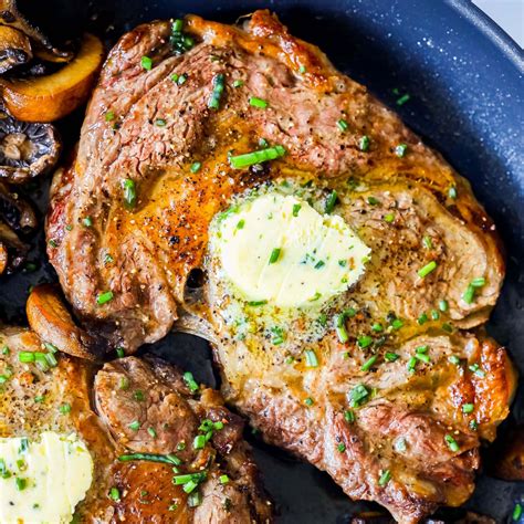 Best Oven Broiled Ribeye Steaks With Mushrooms Sweet Cs Designs