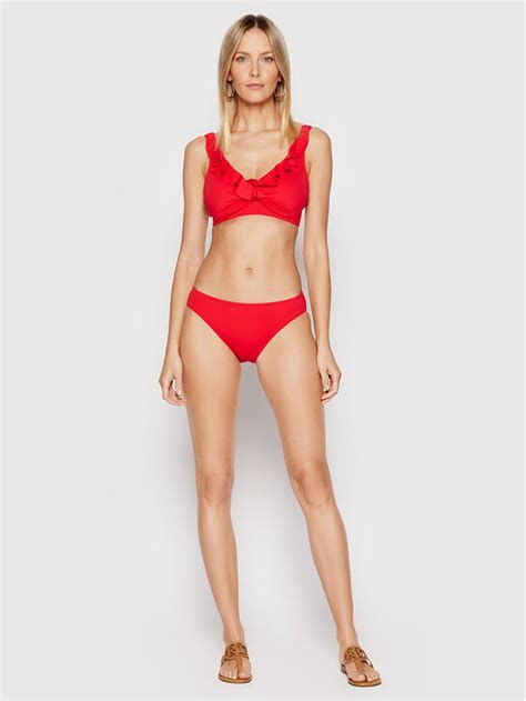 Lauren Ralph Lauren Bikini Oberteil Rot Modivo At