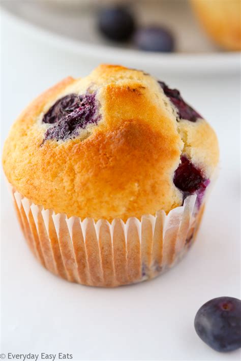 Vanilla Blue Berry Muffins Made With Vanilla Extract Blueberry