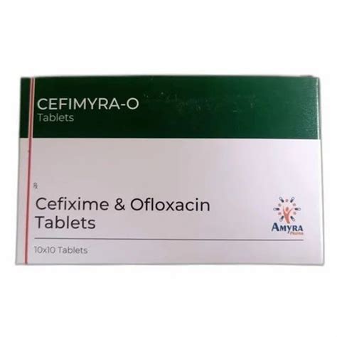 Cefixime Ofloxacin Tablet 100 Mg At Rs 1800 Box In Tuljapur ID