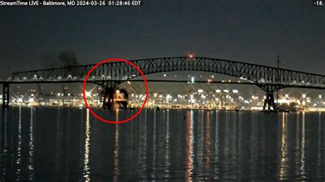 VIDEO Barco Choca Y Derriba Puente En Baltimore Mientras Pasaban Carros