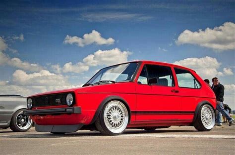 Mars Red Volkswagen Golf Caribes Vw Vw Mk1