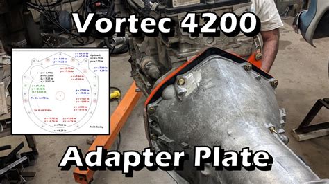 How To Make Vortec 4200 Adapter Plate Mount With Chevy Transmission Bellhousing Bolt Pattern