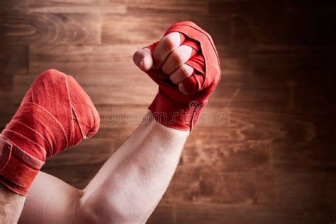 Pugilista Pronto Para Uma Luta Foto De Stock Imagem De Retrato