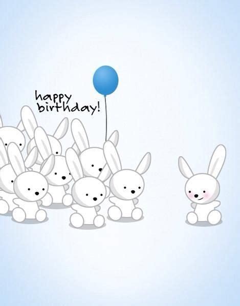 Iiiii Happy Birthday Bunny Happy Birthday Cards Happy Birthday