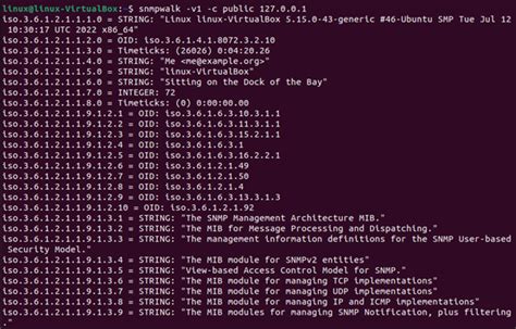 Snmpwalk Command In Linux