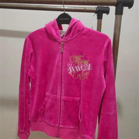 Y2k Juicy Couture Hot Pink Tracksuit Set Women S Fashion Dresses Sets Sets Or Coordinates