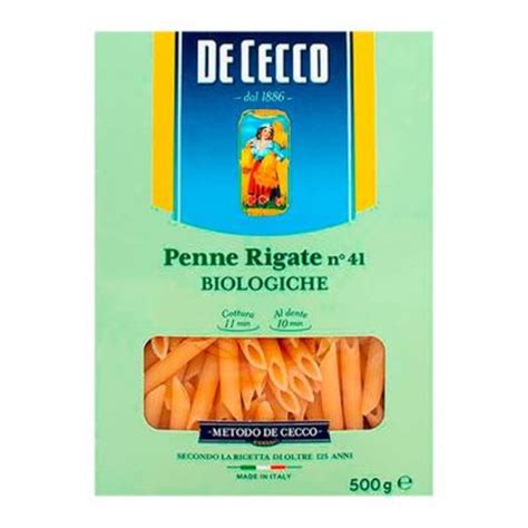 Pasta De Cecco No 41 Penne Rigate 500 G Walmart