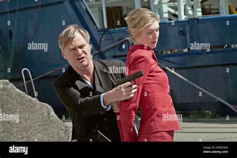 TENET 2020 Warner Bros. Pictures film with Elizabeth Debicki and Christopher Nolan Stock Photo ...