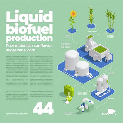 Premium Vector | Isometric biofuel composition background template with ...