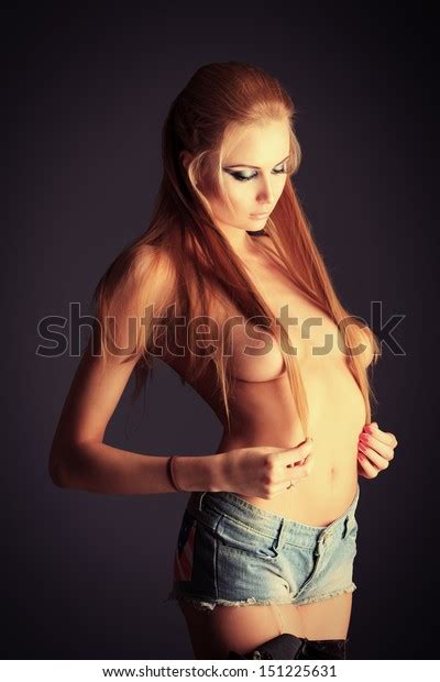 Portrait Attractive Naked Woman Posing Studio Stock Photo 151225631 Shutterstock