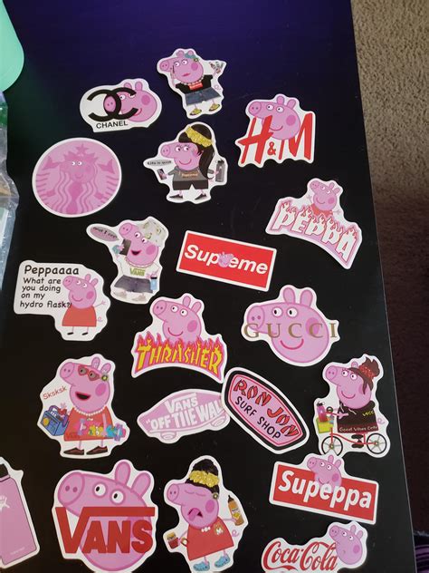 My mom tried to get me some peppa pig stickers for my classroom, she definitely didn't open the ...