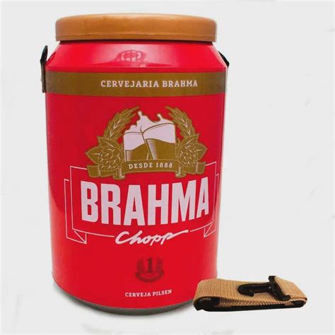 Cooler Térmico 24 Latas Brahma 350ml Cerveja Alça no Shoptime