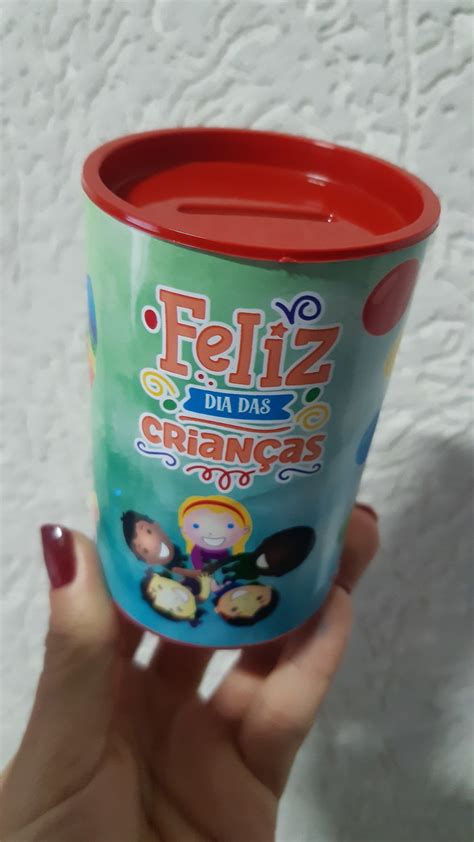 Cofrinho Personalizado Dia Das Crianças Elo7 Produtos Especiais