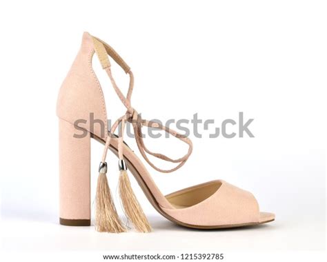 Nude Look Roman Style Highheeled Sandal Stock Photo 1215392785 Shutterstock