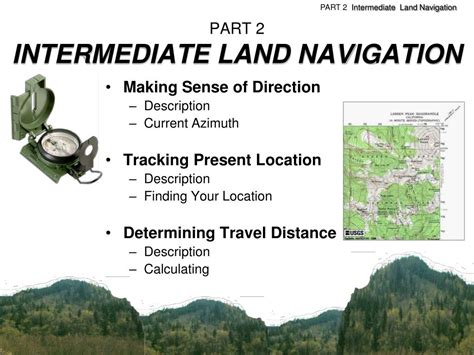 Land Navigation Army Powerpoint Pe