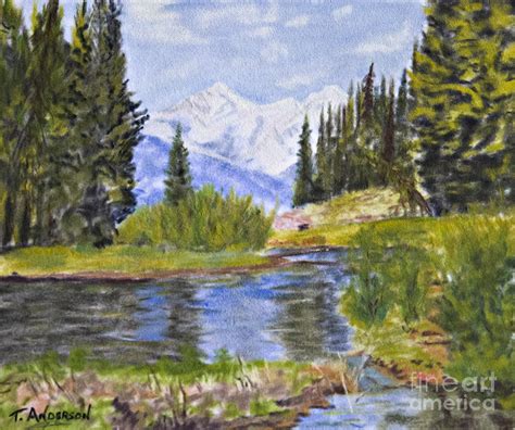 Colorado River Beginnings Painting By Terry Anderson Fine Art America