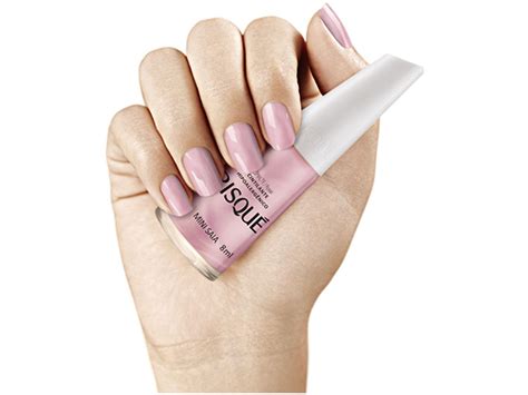 Esmalte Risqu Mini Saia Rosa Cintilante Hipoalerg Nico Ml