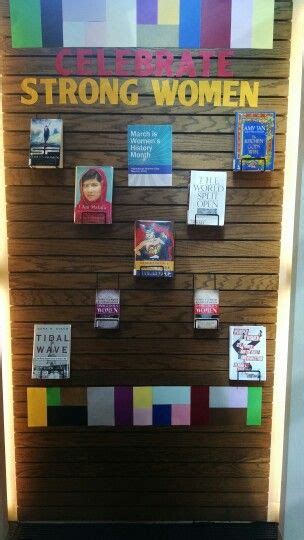 March 2015 Book Display At Crooked Lake Public Library Womens History