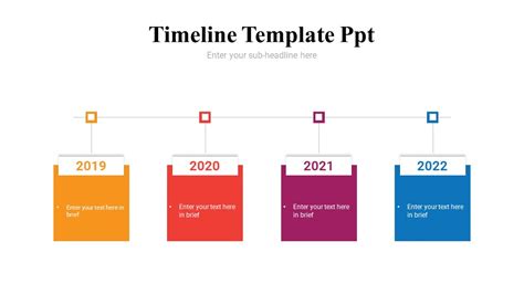 Timeline Template Ppt PPTUniverse