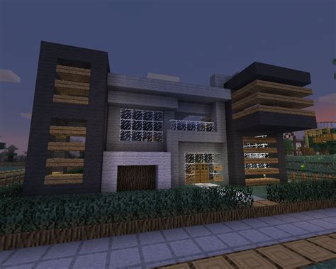 Modern House With Some Wood Minecraft Map