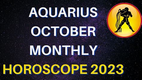 Aquarius October Horoscope 2023 Aquarius Monthly Horoscope 2023