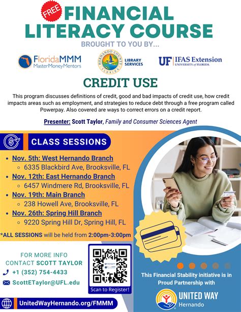 Free Financial Literacy Course | United Way of Hernando County