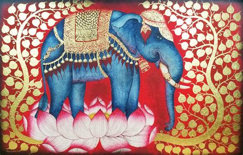 Famous Thai Elephant Artwork For Sale | Royal Thai Art