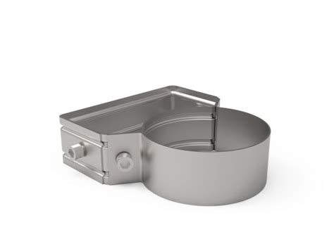 VIERTEAGUAS INOX 304 PARA TUBOS SIMPLE PARED FIG