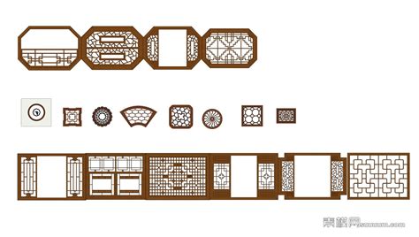 中式窗花窗格su模型下载sketchup模型免费下载素模网