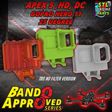 Archivo STL Bando Approved Series Soporte ImpulseRC Apex 5 Apex HD